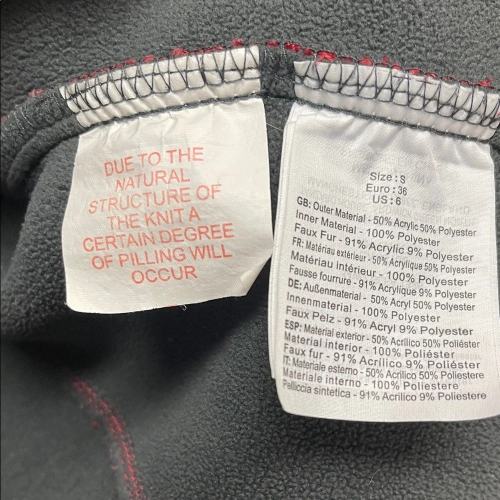 Bench Red Textured Knit Hoodie - Picture 10 of 16